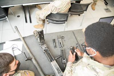 Soldiers in armory class